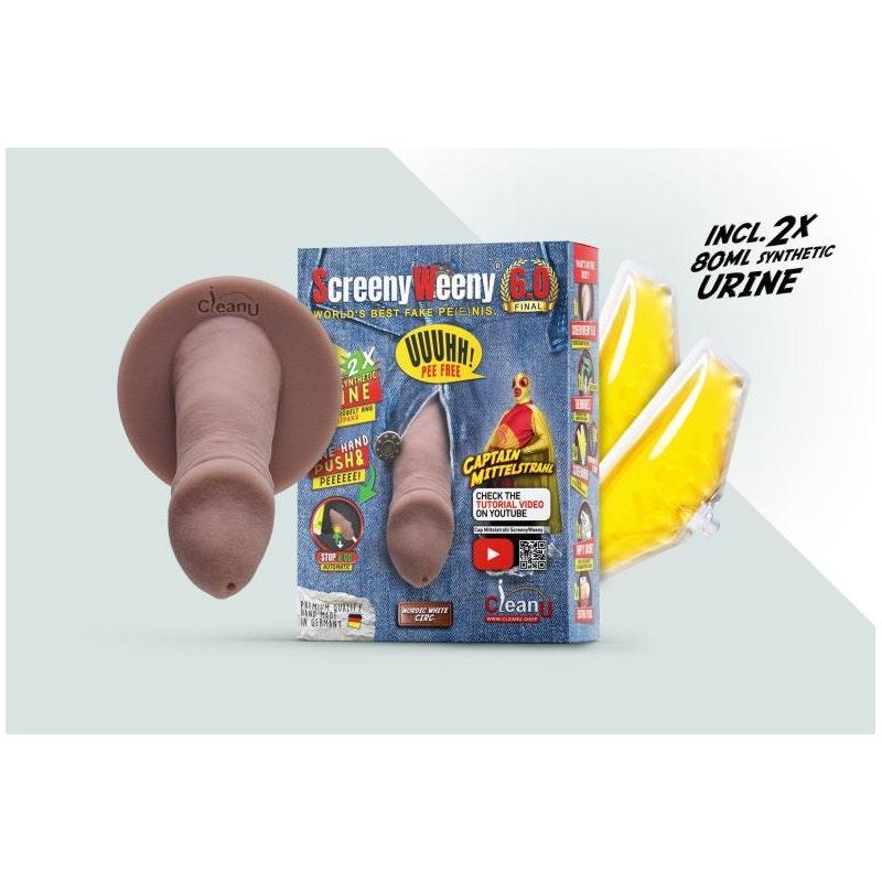 Screeny Weeny 6.0 Cut Nordic White - Adult Toys