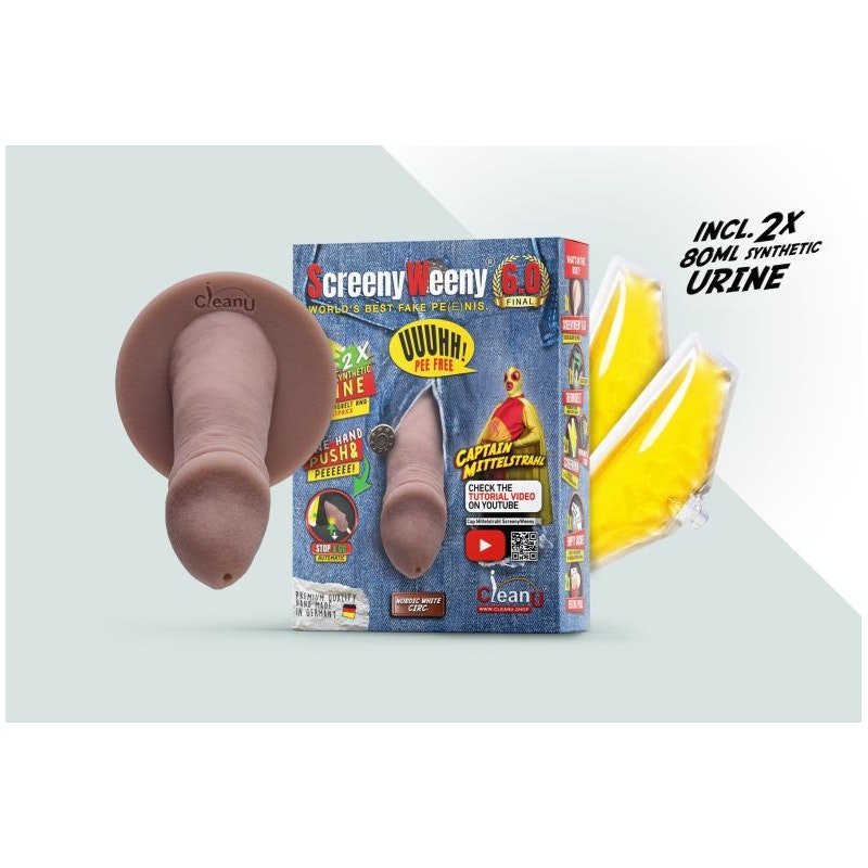 Screeny Weeny 6.0 Cut Nordic White - Adult Toys