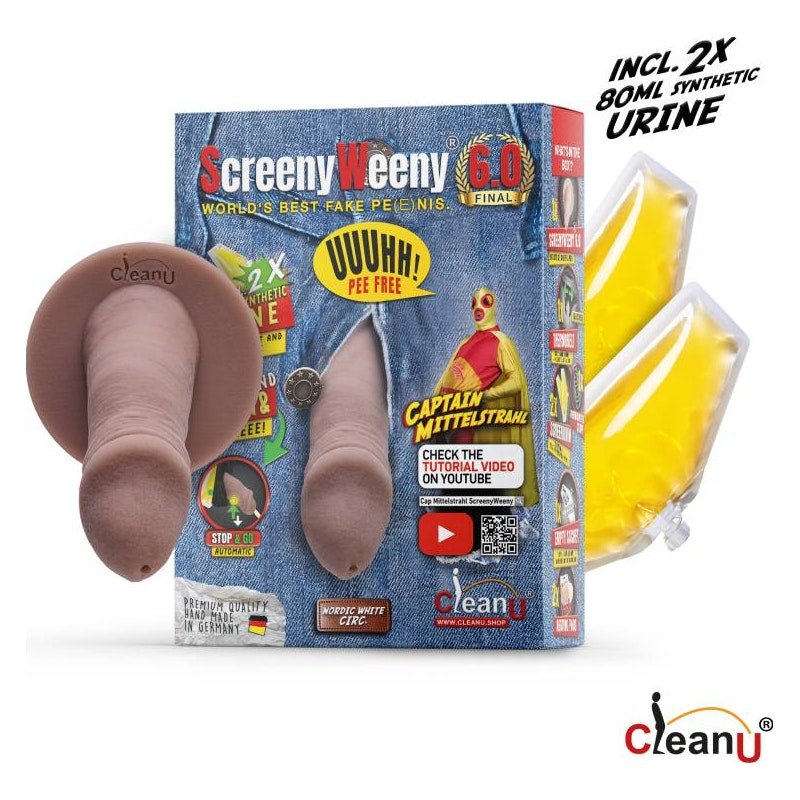 Screeny Weeny 6.0 Cut Nordic White - Adult Toys