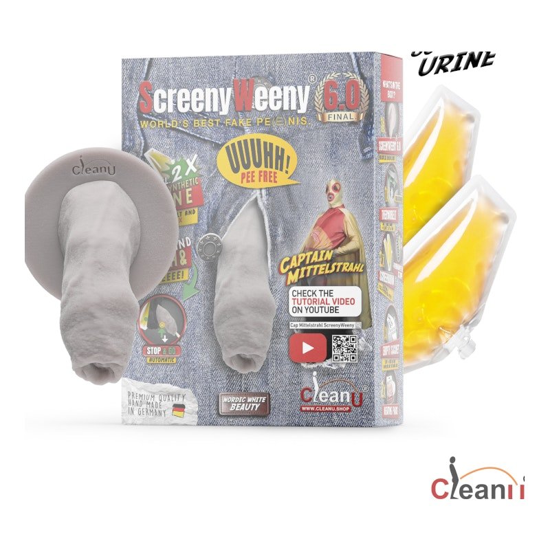 Screeny Weeny 6.0 Uncut Nordic white - Adult Toys