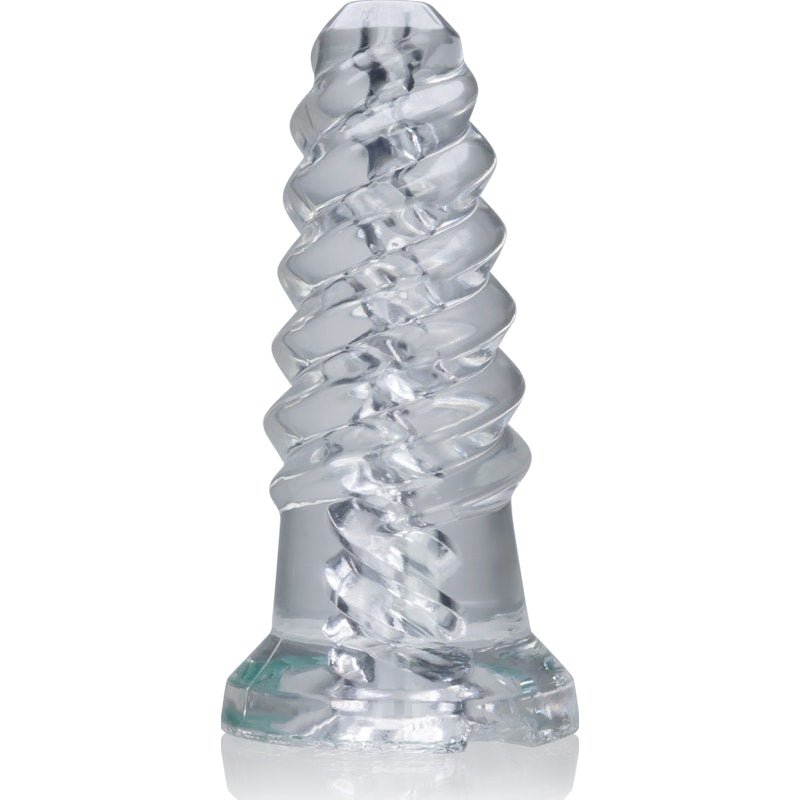 ScrewD Super Squish Corkscrew Jackoff Toy Clear - Adult Toys