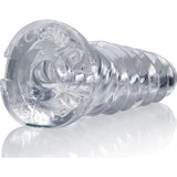ScrewD Super Squish Corkscrew Jackoff Toy Clear - Adult Toys