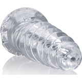 ScrewD Super Squish Corkscrew Jackoff Toy Clear - Adult Toys