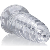 ScrewD Super Squish Corkscrew Jackoff Toy Clear - Adult Toys