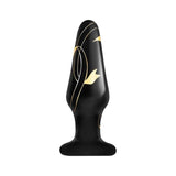 Secret Kisses Handblown Glass Plug 3.5in - Adult Toys