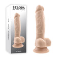 Selopa 6'' DILDO - Light - Flesh 19 cm Dong - DONGS
