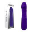 Selopa AMBITION - Purple USB Rechargeable Thrusting Vibrator - VIBRATORS