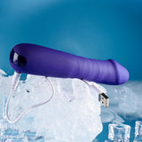 Selopa AMBITION - Purple USB Rechargeable Thrusting Vibrator - VIBRATORS