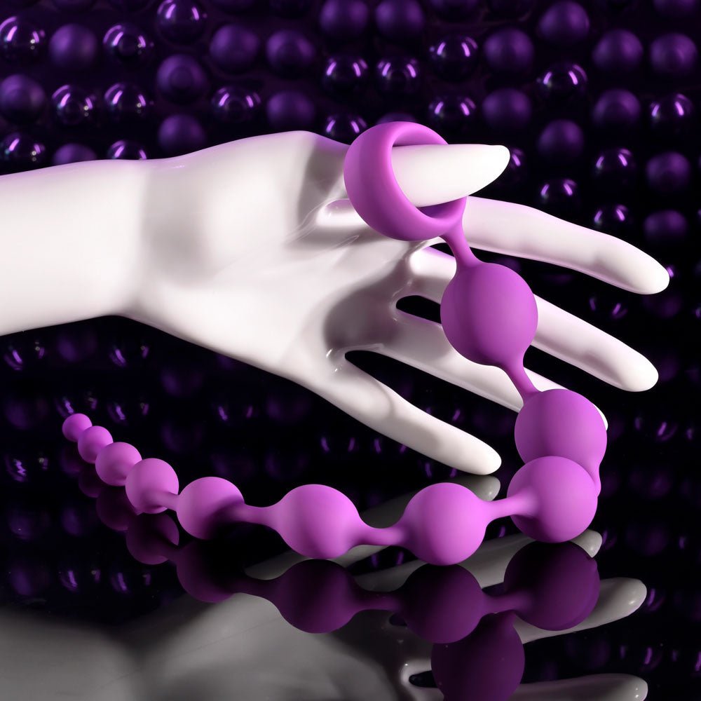 Selopa BEADED ADVENTURE - Purple 35.5 cm Anal Beads - Anal Toys
