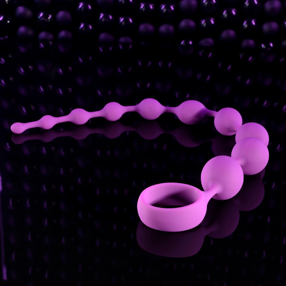 Selopa BEADED ADVENTURE - Purple 35.5 cm Anal Beads - Anal Toys