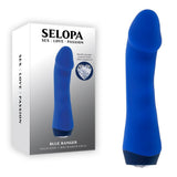 Selopa BLUE BANGER - Blue 13.6 cm USB Rechargeable Vibrator - VIBRATORS