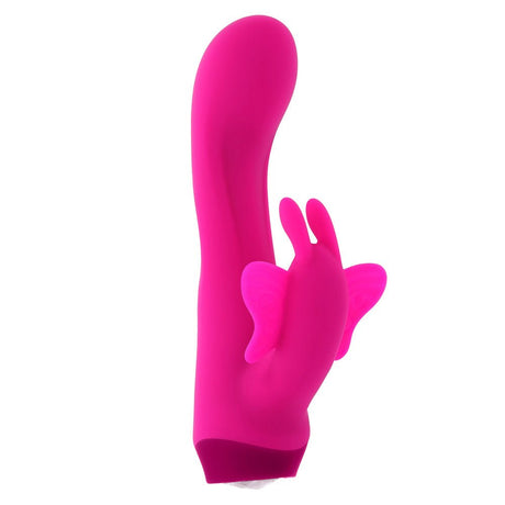 Selopa BUTTERFLY LOVE - Pink 13.8 cm USB Rechargeable Butterfly Vibrator - VIBRATORS