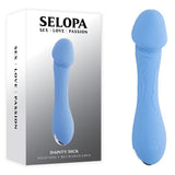 Selopa Dainty Dick Baby Blue USB Rechargeable Mini Vibrator - VIBRATORS