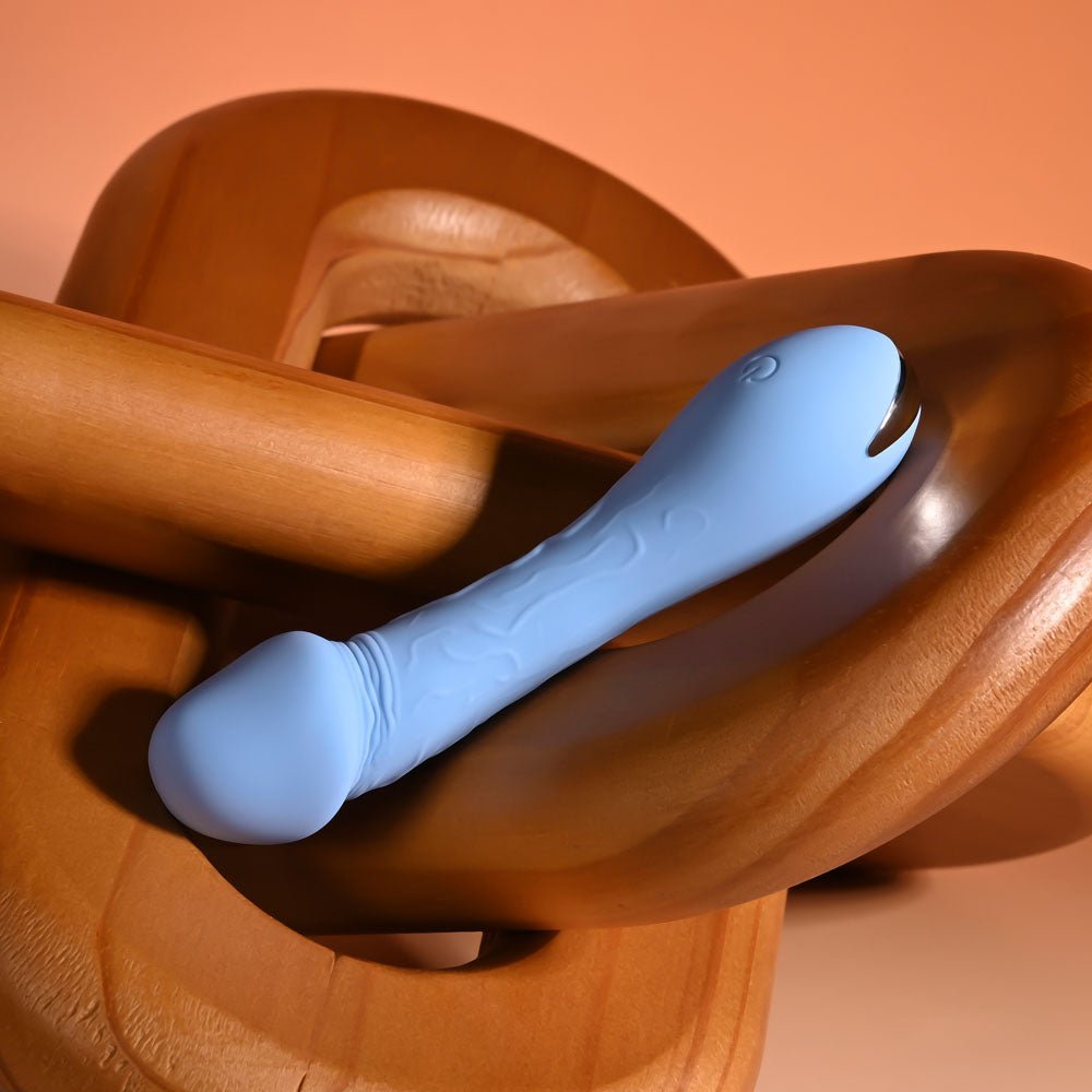 Selopa Dainty Dick Baby Blue USB Rechargeable Mini Vibrator - VIBRATORS