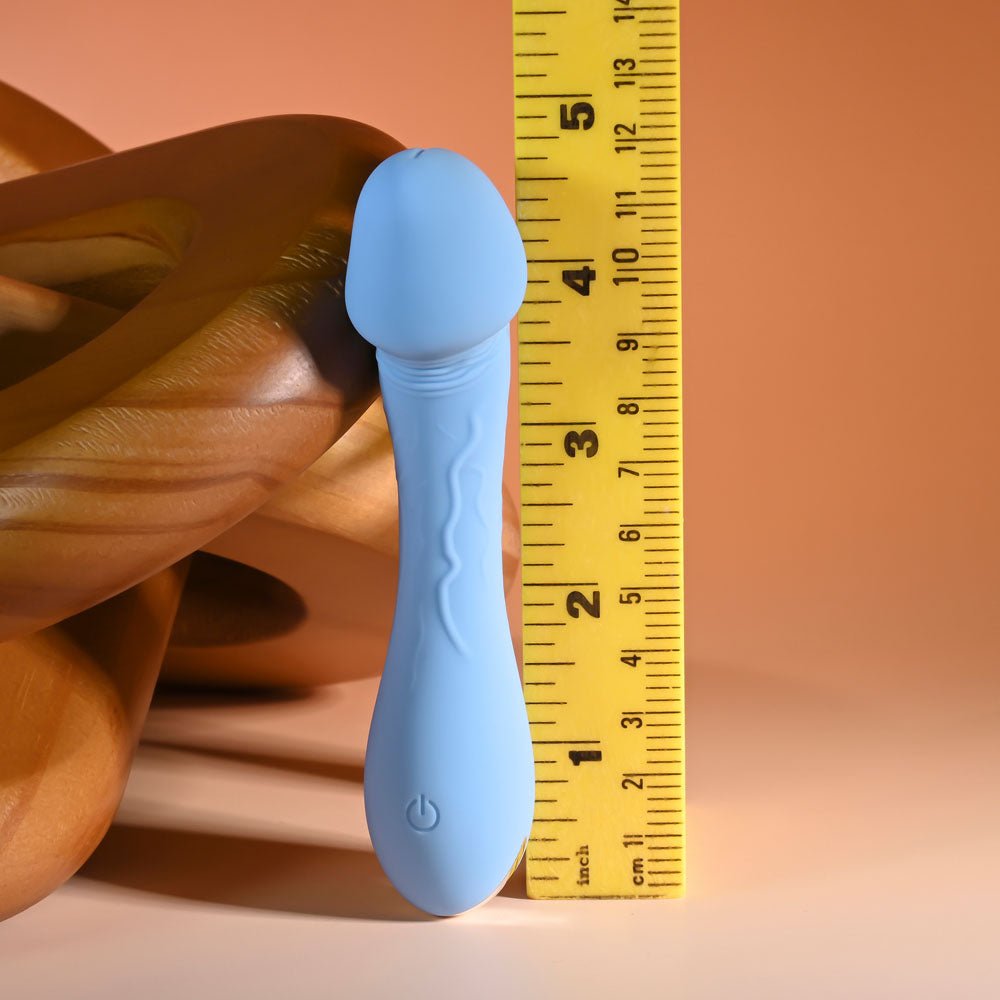 Selopa Dainty Dick Baby Blue USB Rechargeable Mini Vibrator - VIBRATORS