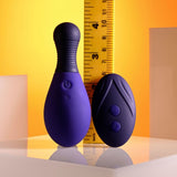 Selopa EGG ME ON - Purple 10 cm USB Rechargeable Egg with Wireless Remote - BULLETS & EGGS