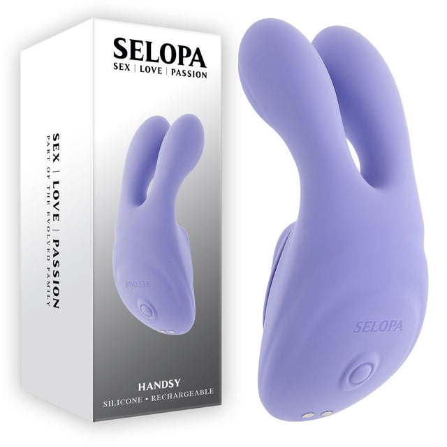 Selopa Handsy Purple USB Rechargeable Layon Stimulator - STIMULATORS
