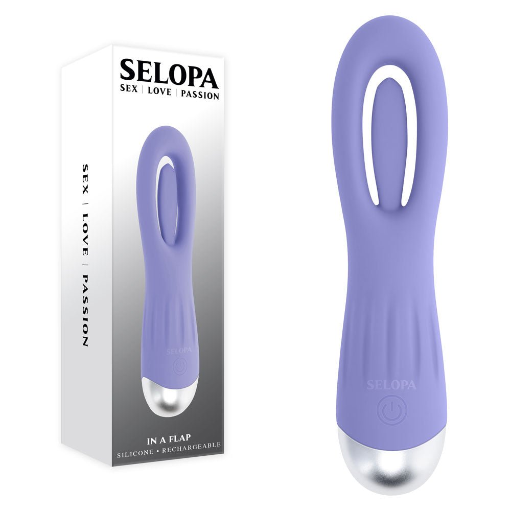 Selopa IN A FLAP - Purple Flicking Stimulator - STIMULATORS