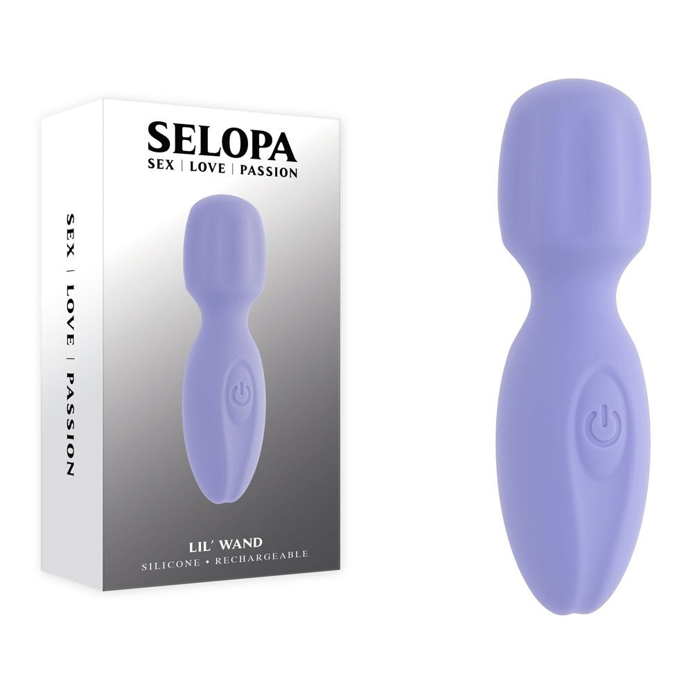 Selopa LIL' WAND - Purple Massage Wand - VIBRATORS