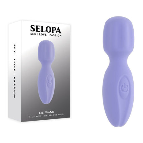 Selopa LIL' WAND - Purple Massage Wand - VIBRATORS