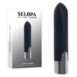 Selopa LITTLE BUDDY - Black 11.1 cm USB Rechargeable Vibrating Bullet - BULLETS & EGGS