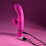 Selopa NEXT WAVE - Pink USB Rechargeable Dual Vibrator - VIBRATORS