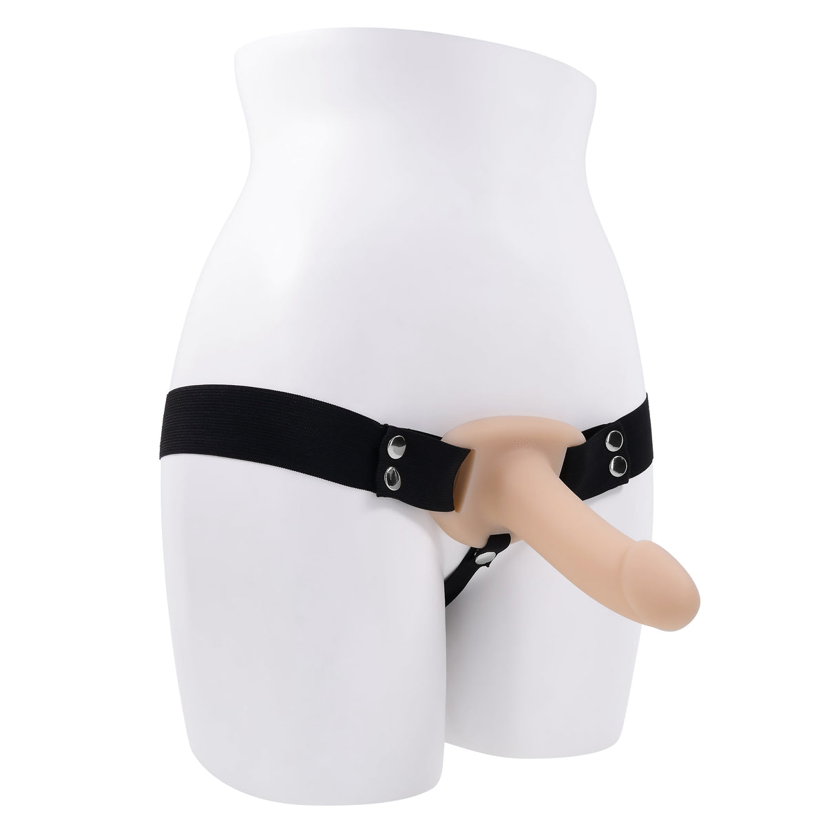 Selopa OUR FIRST HOLLOW STRAP ON LIGHT - Flesh 16.3 cm - STRAP - ONS