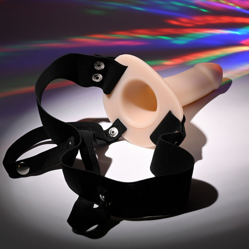 Selopa OUR FIRST HOLLOW STRAP ON LIGHT - Flesh 16.3 cm - STRAP - ONS