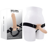 Selopa OUR FIRST HOLLOW STRAP ON LIGHT - Flesh 16.3 cm - STRAP - ONS