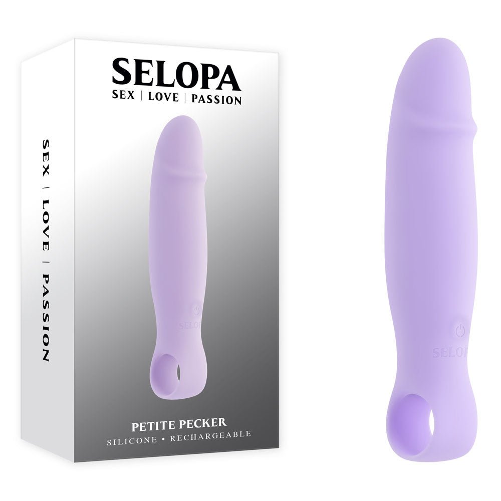 Selopa Petite Pecker Purple USB Rechargeable Mini Vibrator - VIBRATORS