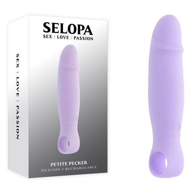 Selopa Petite Pecker Purple USB Rechargeable Mini Vibrator - VIBRATORS