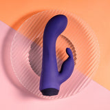 Selopa PLUM JOB - Purple 13.5 cm USB Rechargeable Rabbit Vibrator - VIBRATORS