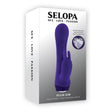 Selopa PLUM JOB - Purple 13.5 cm USB Rechargeable Rabbit Vibrator - VIBRATORS