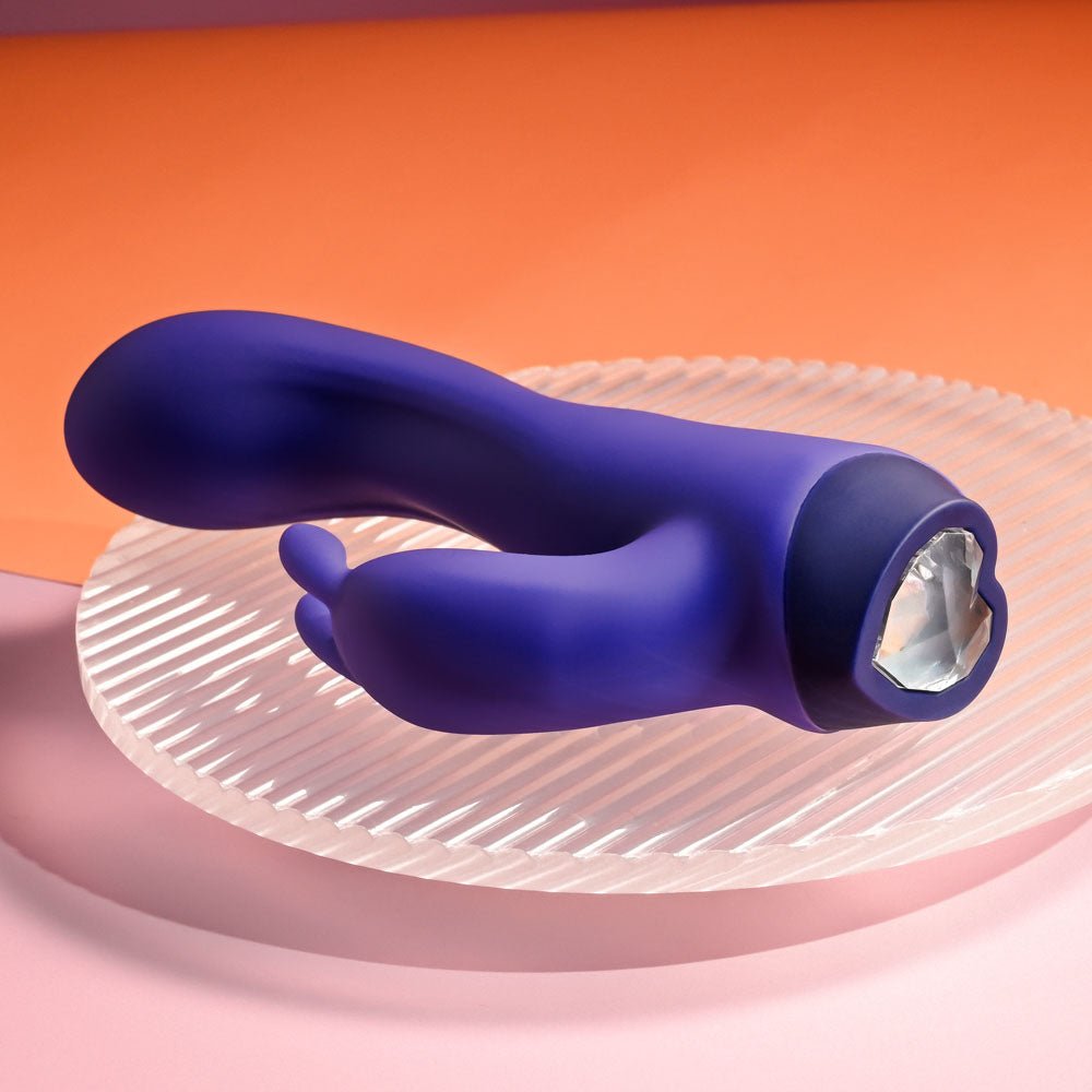 Selopa PLUM JOB - Purple 13.5 cm USB Rechargeable Rabbit Vibrator - VIBRATORS