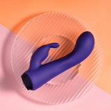 Selopa PLUM JOB - Purple 13.5 cm USB Rechargeable Rabbit Vibrator - VIBRATORS