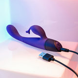 Selopa PLUM PASSION - 18.3 cm Rabbit Vibrator - VIBRATORS