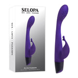 Selopa PLUM PASSION - 18.3 cm Rabbit Vibrator - VIBRATORS