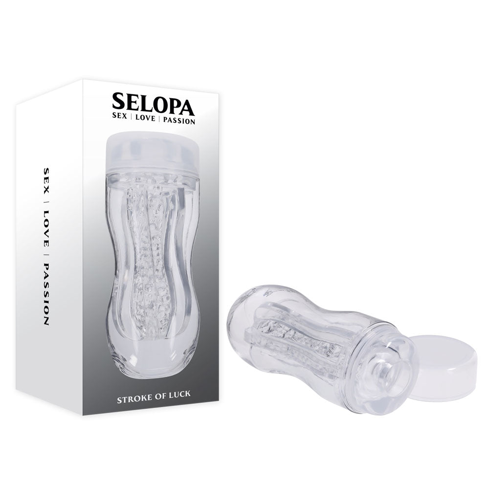 Selopa STROKE OF LUCK - Clear Stroker - MASTURBATORS