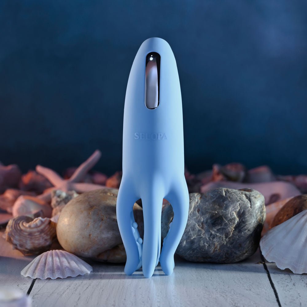 Selopa TENTACLE TICKLER - Blue Rechargeable Stimulator - STIMULATORS