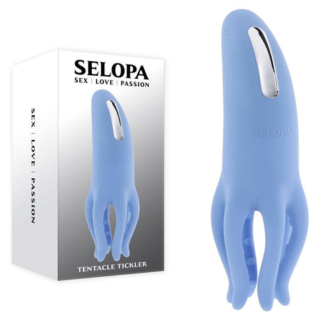 Selopa TENTACLE TICKLER - Blue Rechargeable Stimulator - STIMULATORS