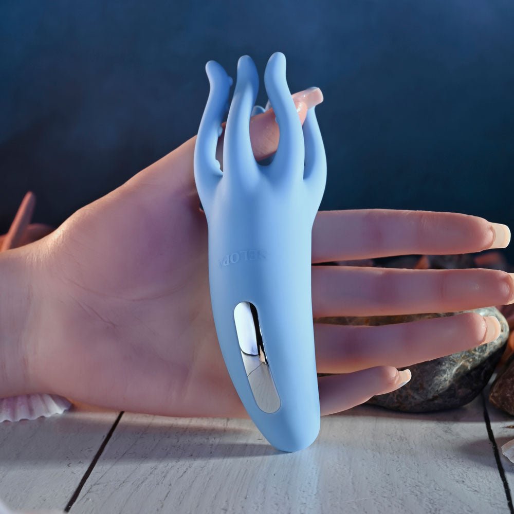 Selopa TENTACLE TICKLER - Blue Rechargeable Stimulator - STIMULATORS