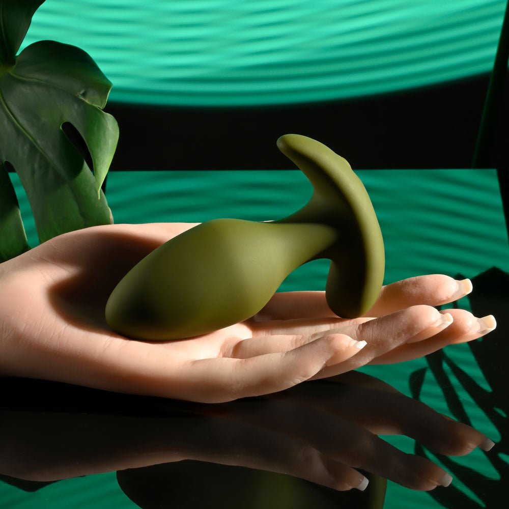 Selopa THE COLONEL - Green 10.1 cm USB Rechargeable Vibrating Butt Plug with Wireless Remote - Anal Toys