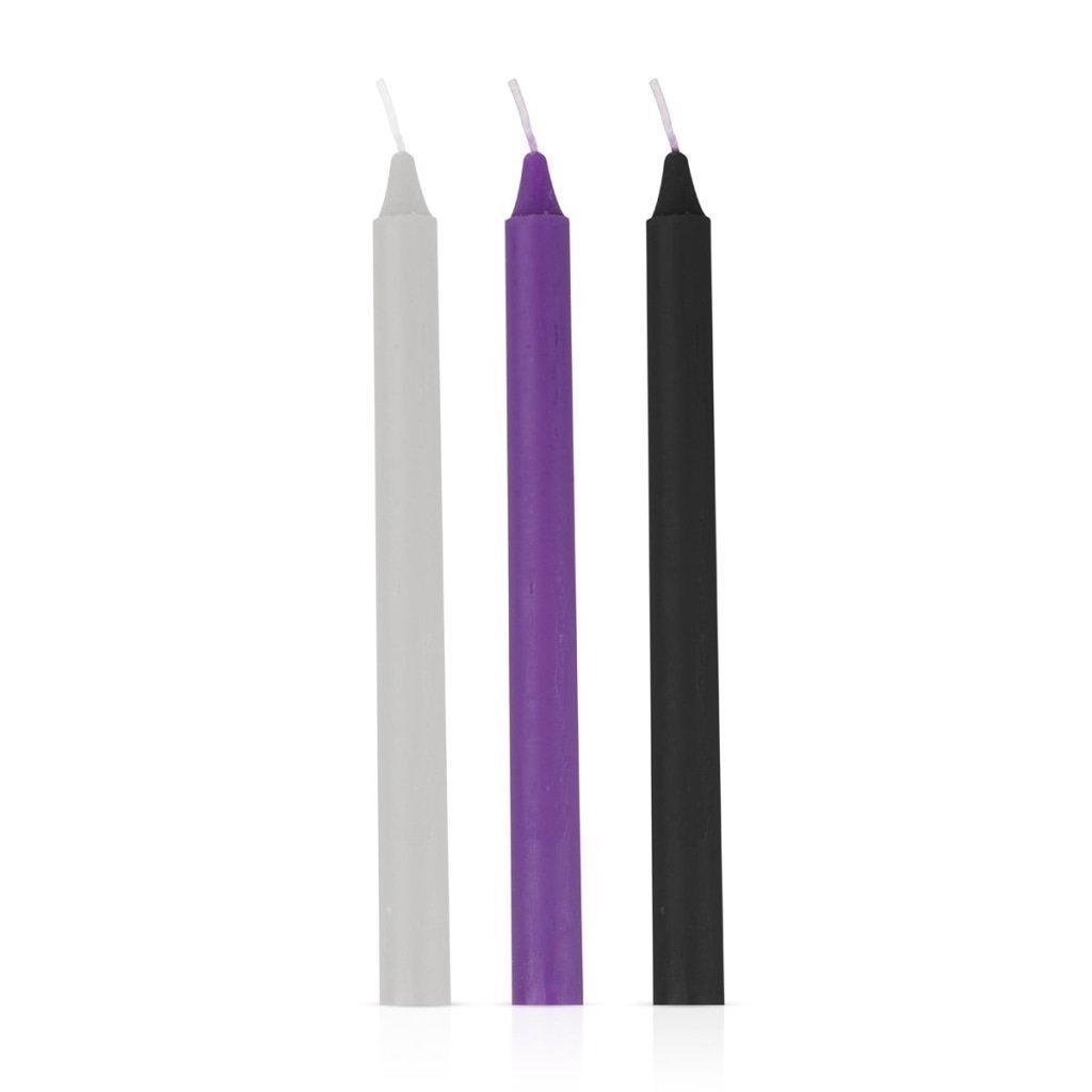 Sensual Hot Wax Candles 3 Pc - Lotions & Potions