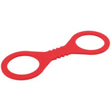 Sex And Mischief Amor Large Silicone Cuffs Red Restraints - BONDAGE - TOYS