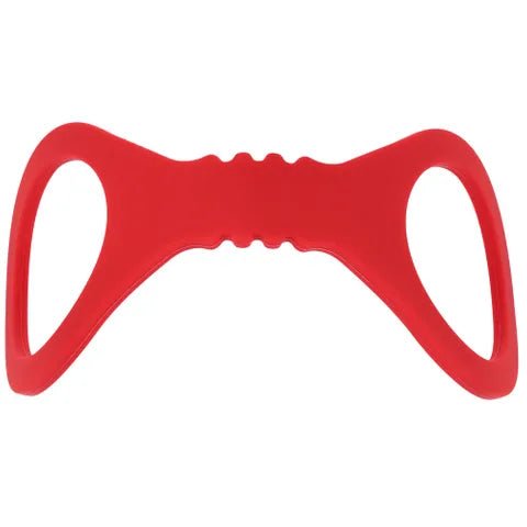 Sex And Mischief Amor Large Silicone Cuffs Red Restraints - BONDAGE - TOYS