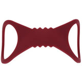 Sex And Mischief Enchanted Large Silicone Cuffs Burgundy Restraints - BONDAGE - TOYS