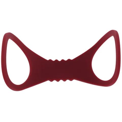 Sex And Mischief Enchanted Large Silicone Cuffs Burgundy Restraints - BONDAGE - TOYS