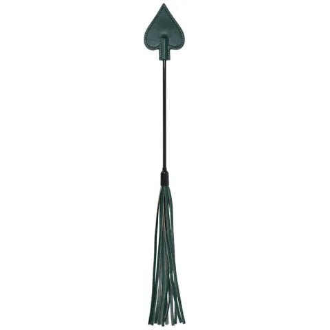 Sex and Mischief Indica Dual Impact Crop Green Crop Whip - BONDAGE - TOYS