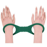 Sex And Mischief Indica Large Silicone Cuffs Green Restraints - BONDAGE - TOYS