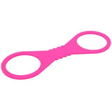 Sex and Mischief Large Hot Pink Silicone Cuffs Restraints - BONDAGE - TOYS
